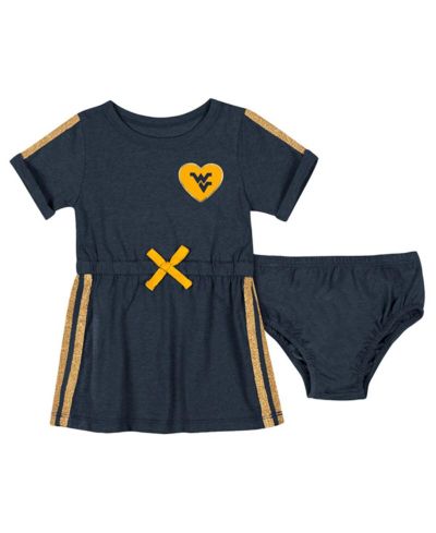 Комплект Colosseum West Virginia Mountaineers Xur Dress and Bloomer для девочек и мальчиков