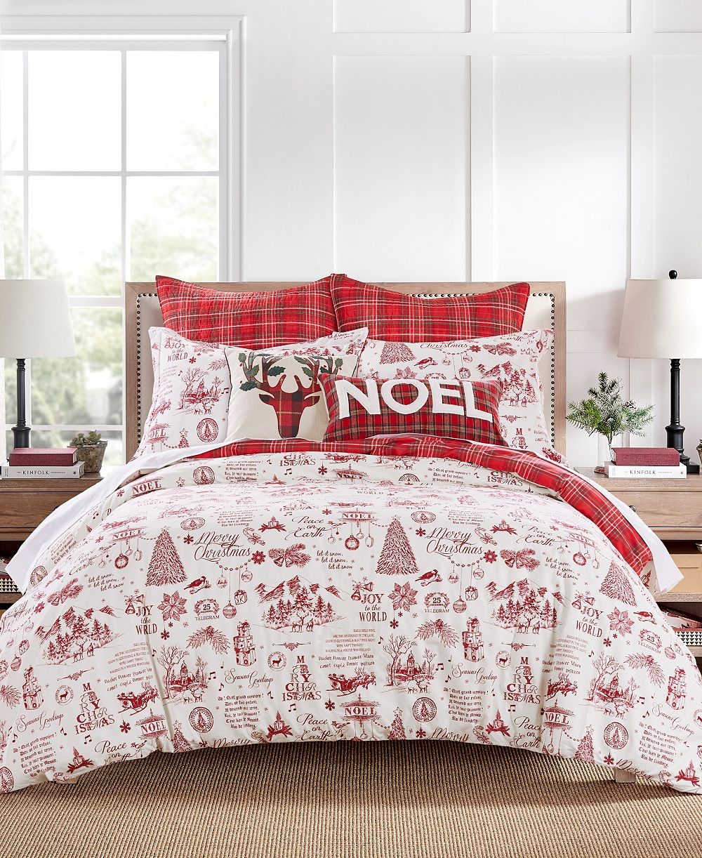 Levtex Home двусторонний комплект одеяла Yuletide, 3-Pc., Full/Queen