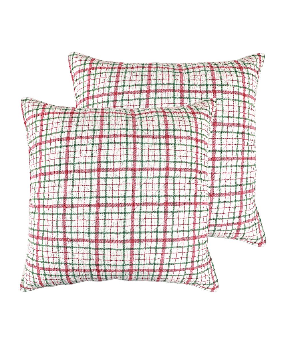 Levtex Home Tinsel Tidings 2-Pc. Sham Set, European