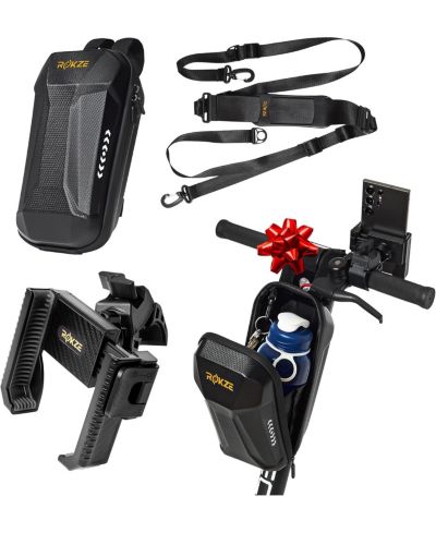 Набор для электросамоката Urbanmax E-Scooter Kit: 3L Waterproof EVA Storage Bag, Phone Holder & 90" Strap