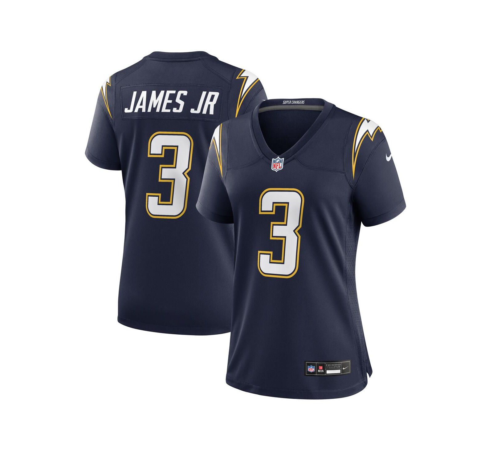 Мужская джерси Nike Women's Derwin James Jr. Navy Los Angeles Chargers Alternate Super Chargers Game