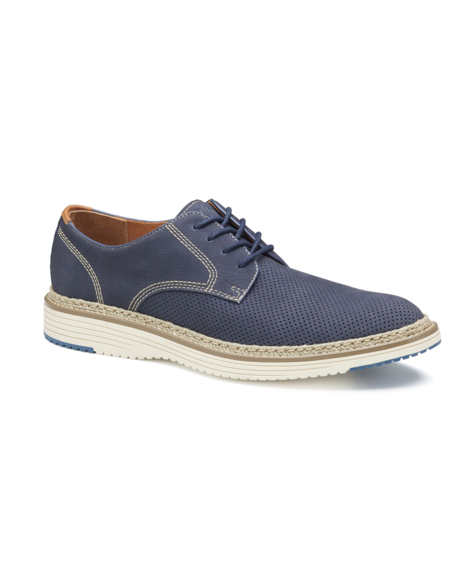 Johnston & Murphy Men's Upton Perfed Plain Toe Shoe