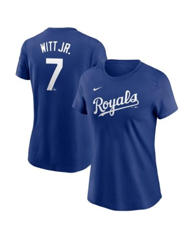 Футболка Nike Women's Bobby Witt Jr. Royal Kansas City Royals Fuse