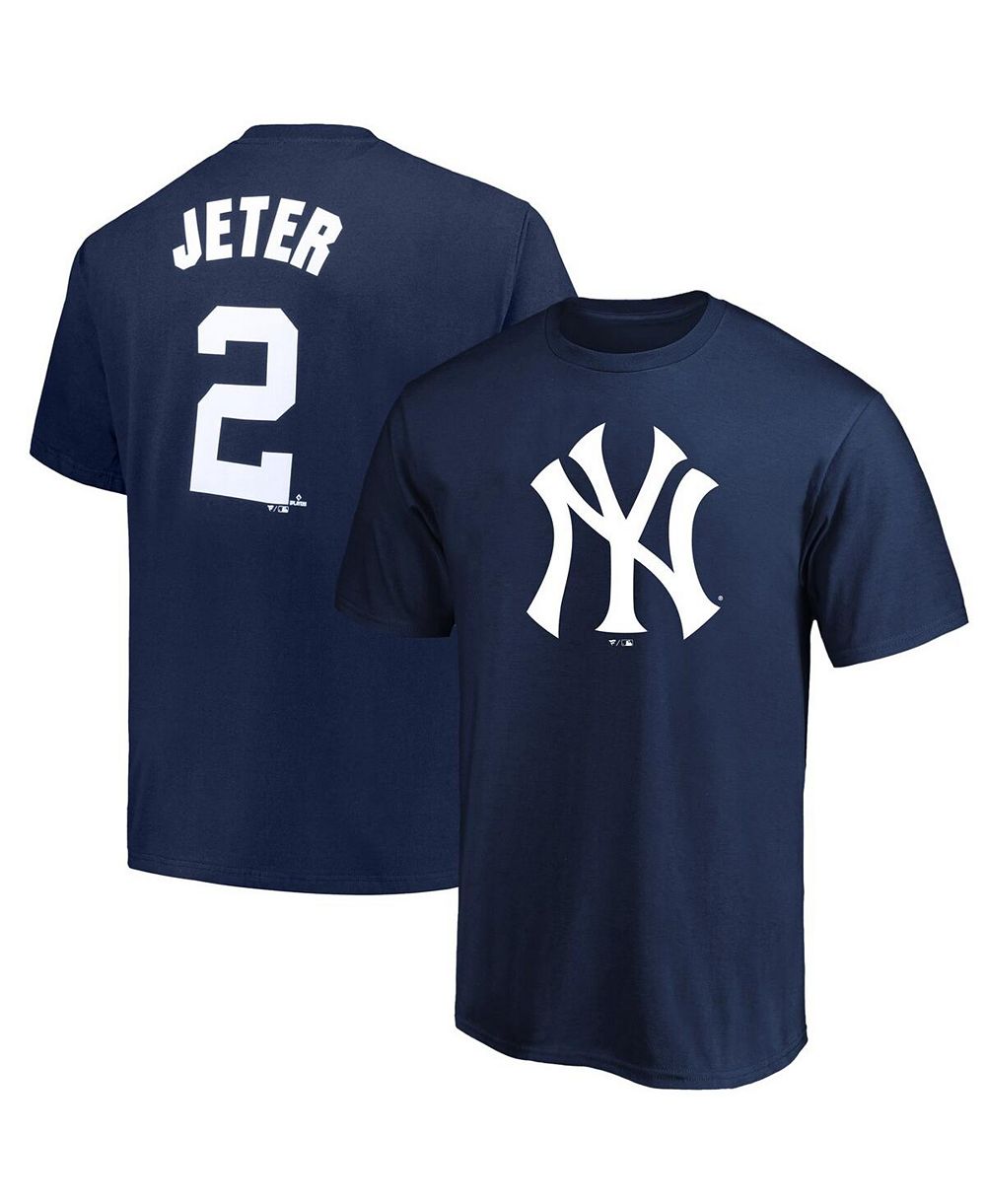 Мужская футболка Fanatics Derek Jeter Navy New York Yankees Big & Tall Name & Number