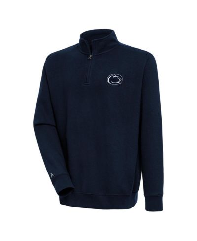 Мужская толстовка Antigua Navy Penn State Nittany Lions Victory Quarter-Zip Pullover Sweatshirt