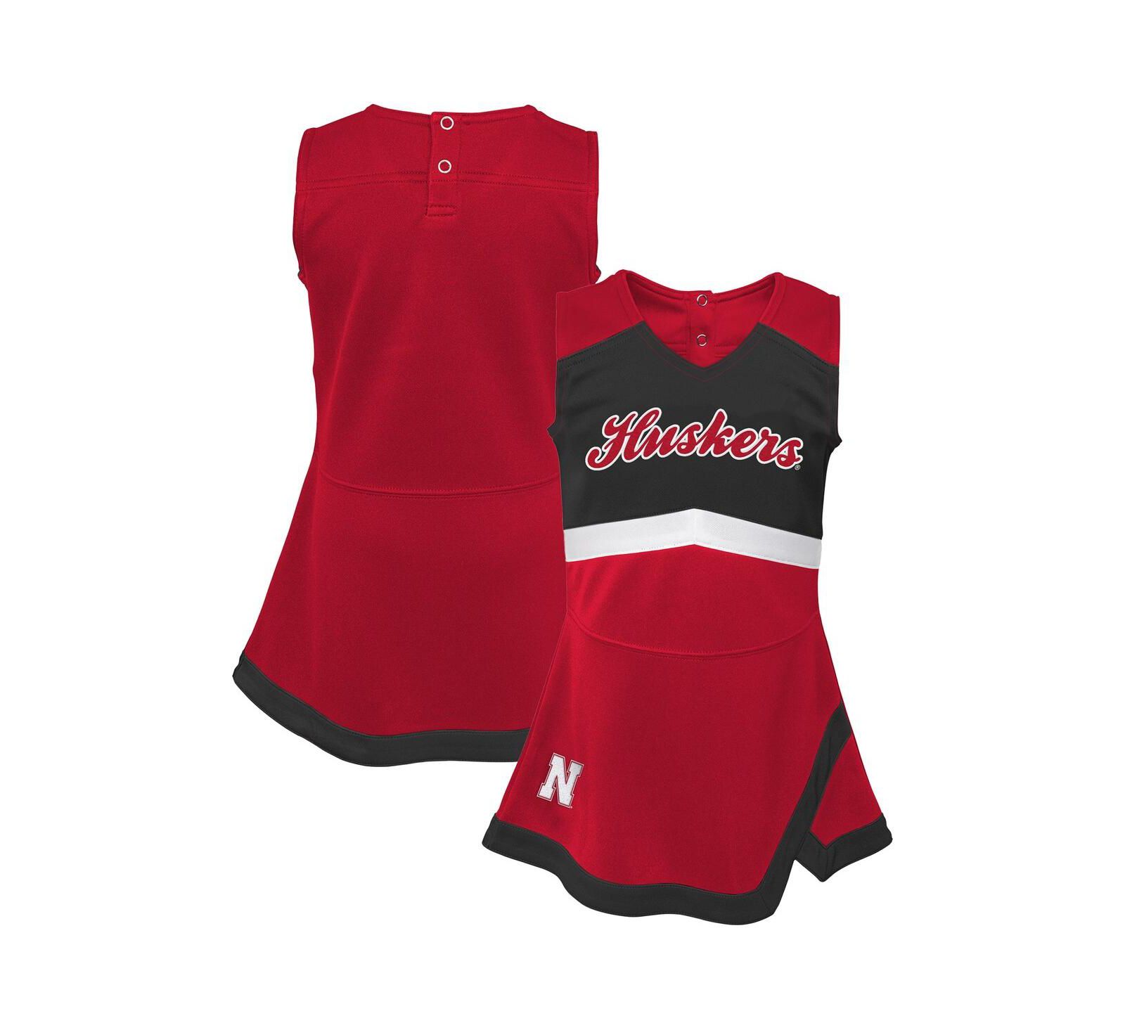 Детская джемпер-платье Outerstuff Scarlet Nebraska Huskers Cheer Captain