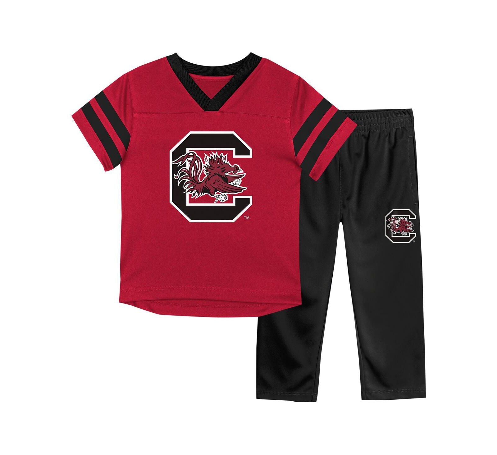 Детский комплект из 2 предметов Outerstuff South Carolina Gamecocks Red Zone Jersey и брюки