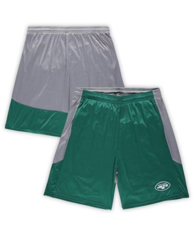 Мужские шорты Fanatics Green New York Jets Big & Tall Team Logo