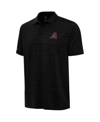 Antigua Мужская рубашка поло Arizona Diamondbacks Heather Black