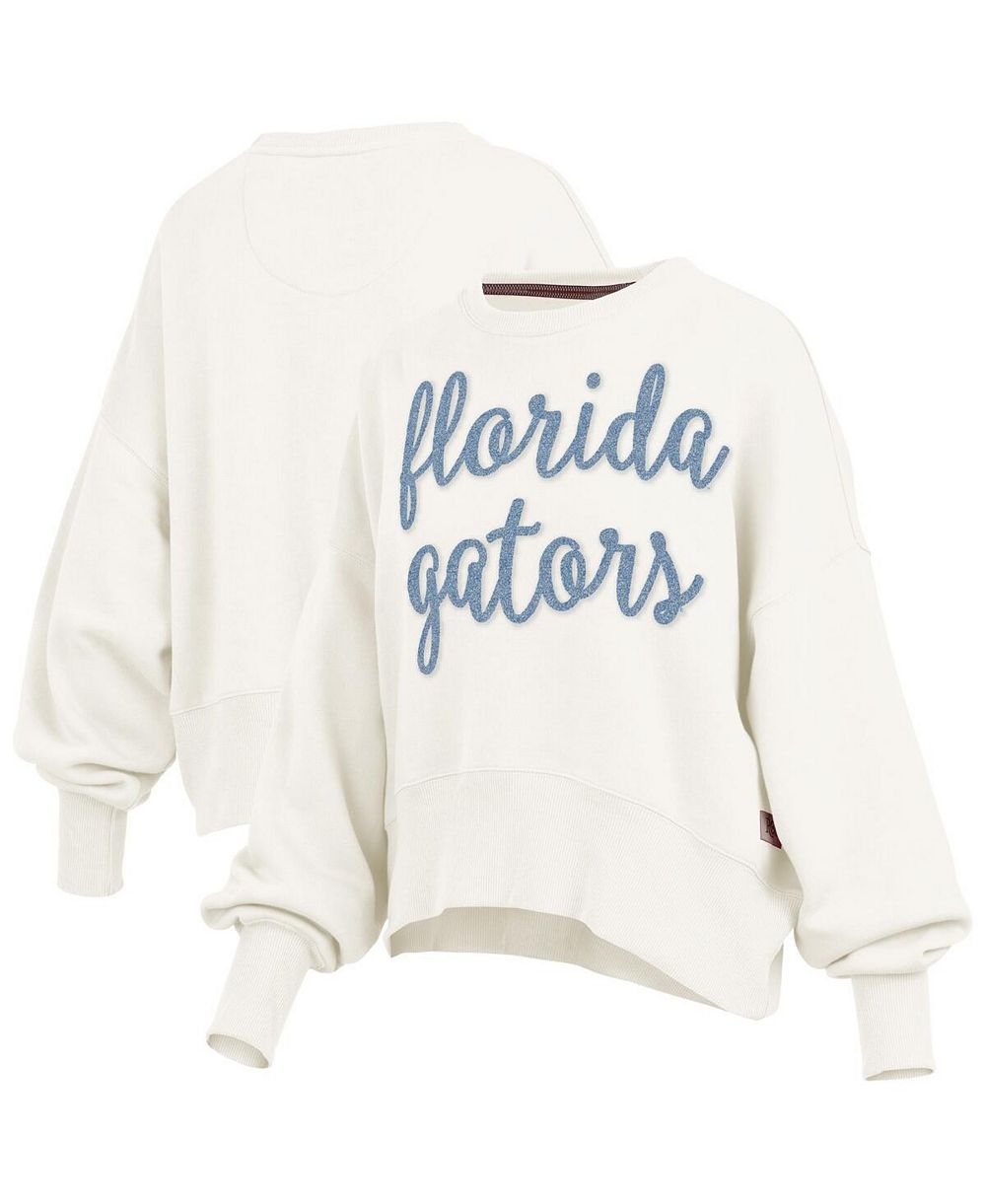 Женское свитшот-толстовка Pressbox Cream Florida Gators Chelsea Oversized Pullover