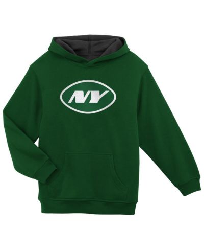 Outerstuff Детская толстовка New York Jets Prime Pullover Hoodie Green