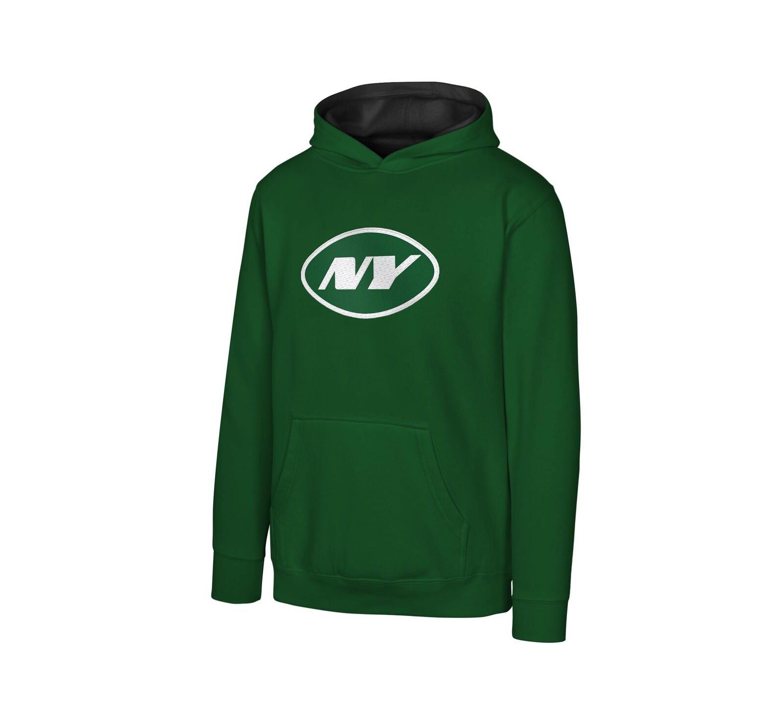 Зеленое худи Outerstuff New York Jets для мальчиков и девочек