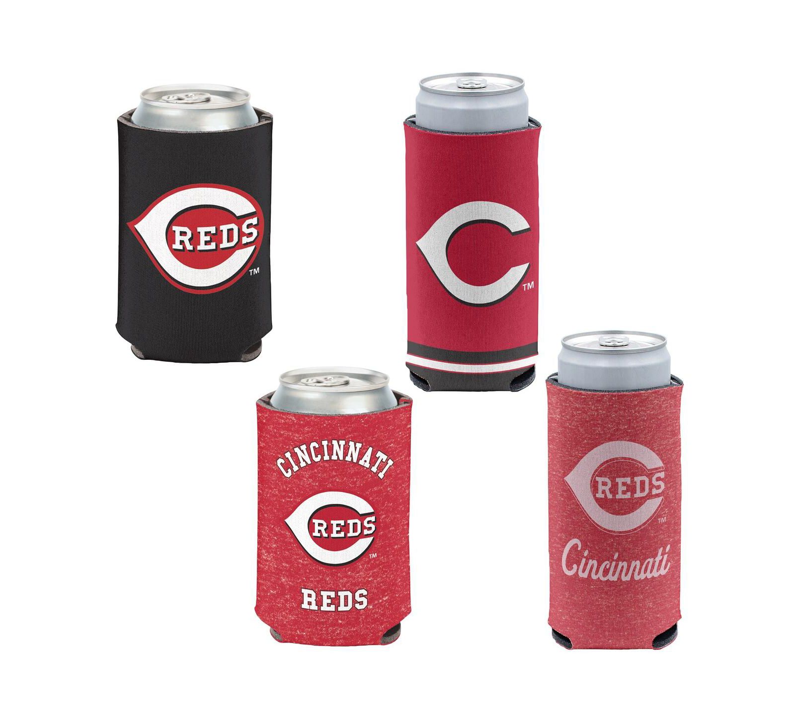 Набор охлаждающих чехлов для банок Wincraft Cincinnati Reds Slim 12oz., 4 шт
