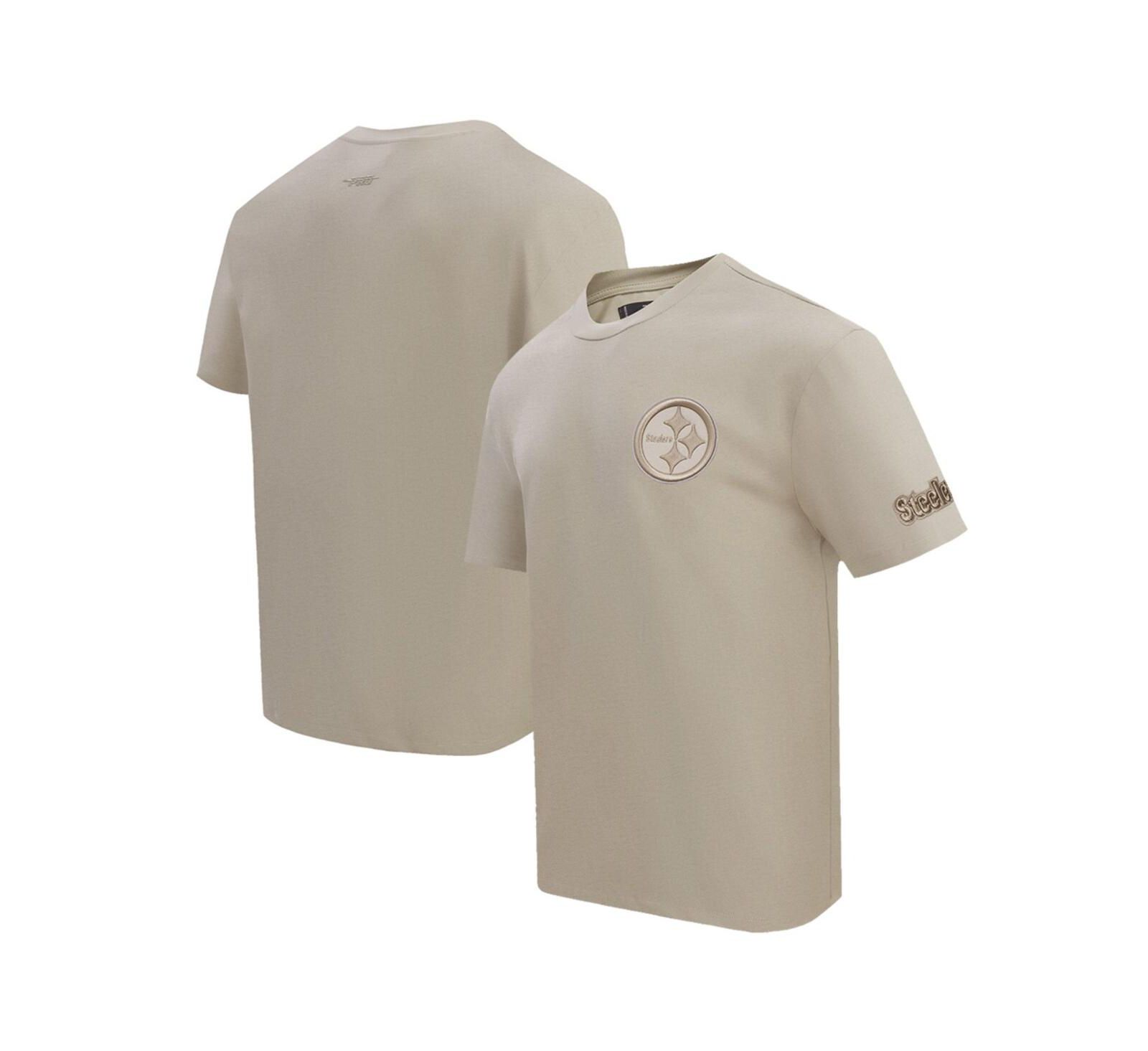 Мужская футболка Pro Standard Tan Pittsburgh Steelers Drop Shoulder