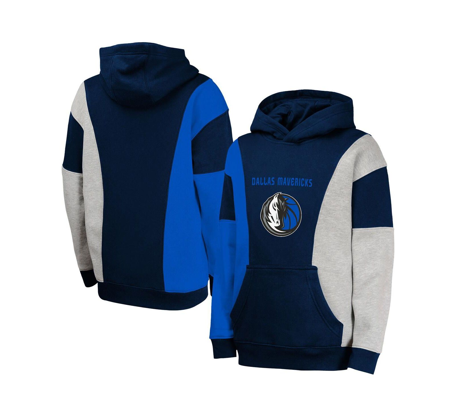 Детское худи Outerstuff Dallas Mavericks Ace In the Hole, темно-синее