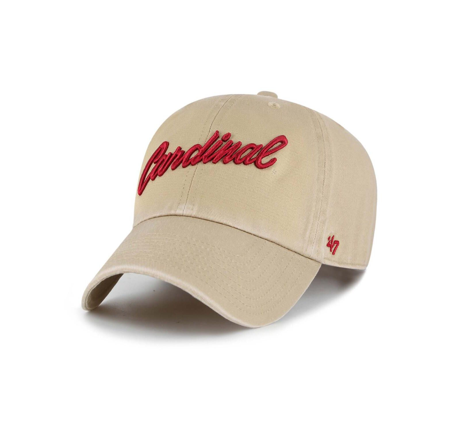 Мужская кепка '47 Brand Khaki Stanford Cardinal Clean Up Adjustable
