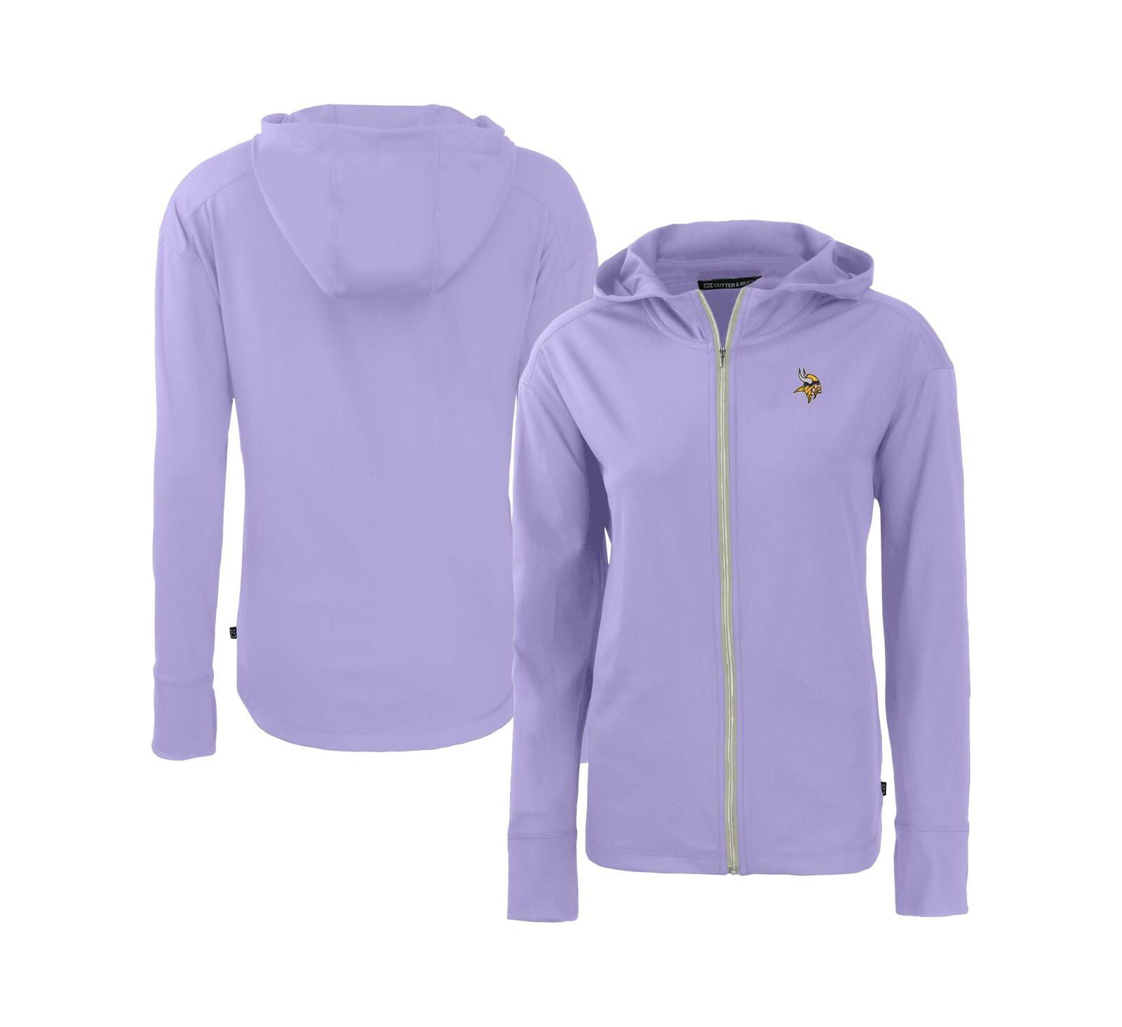 Cutter & Buck Women's Purple Minnesota Vikings Daybreak Full-Zip Hoodie Jacket
