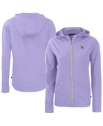 Cutter & Buck Women's Purple Minnesota Vikings Daybreak Full-Zip Hoodie Jacket