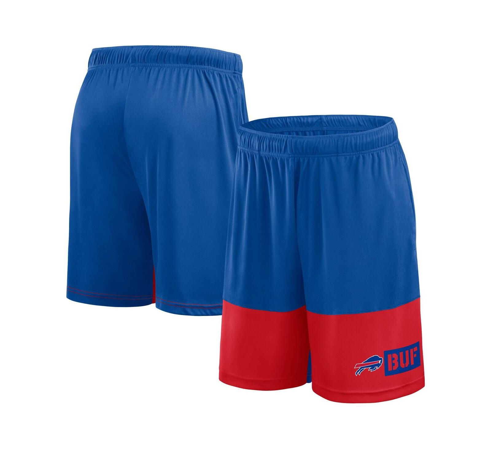 Мужские шорты Fanatics Royal/Red Buffalo Bills Big & Tall Best of the Best Performance