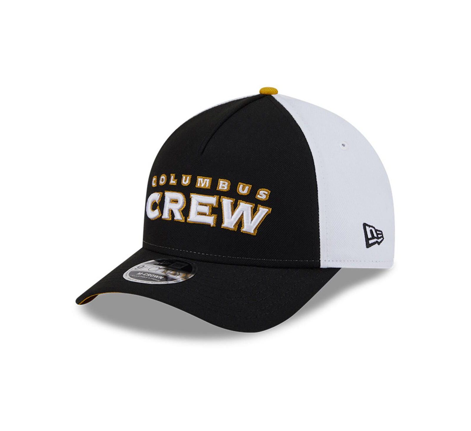 Мужская кепка New Era Black/White Columbus Crew 2025 Jersey Hook 9FORTY M-Crown Adjustable