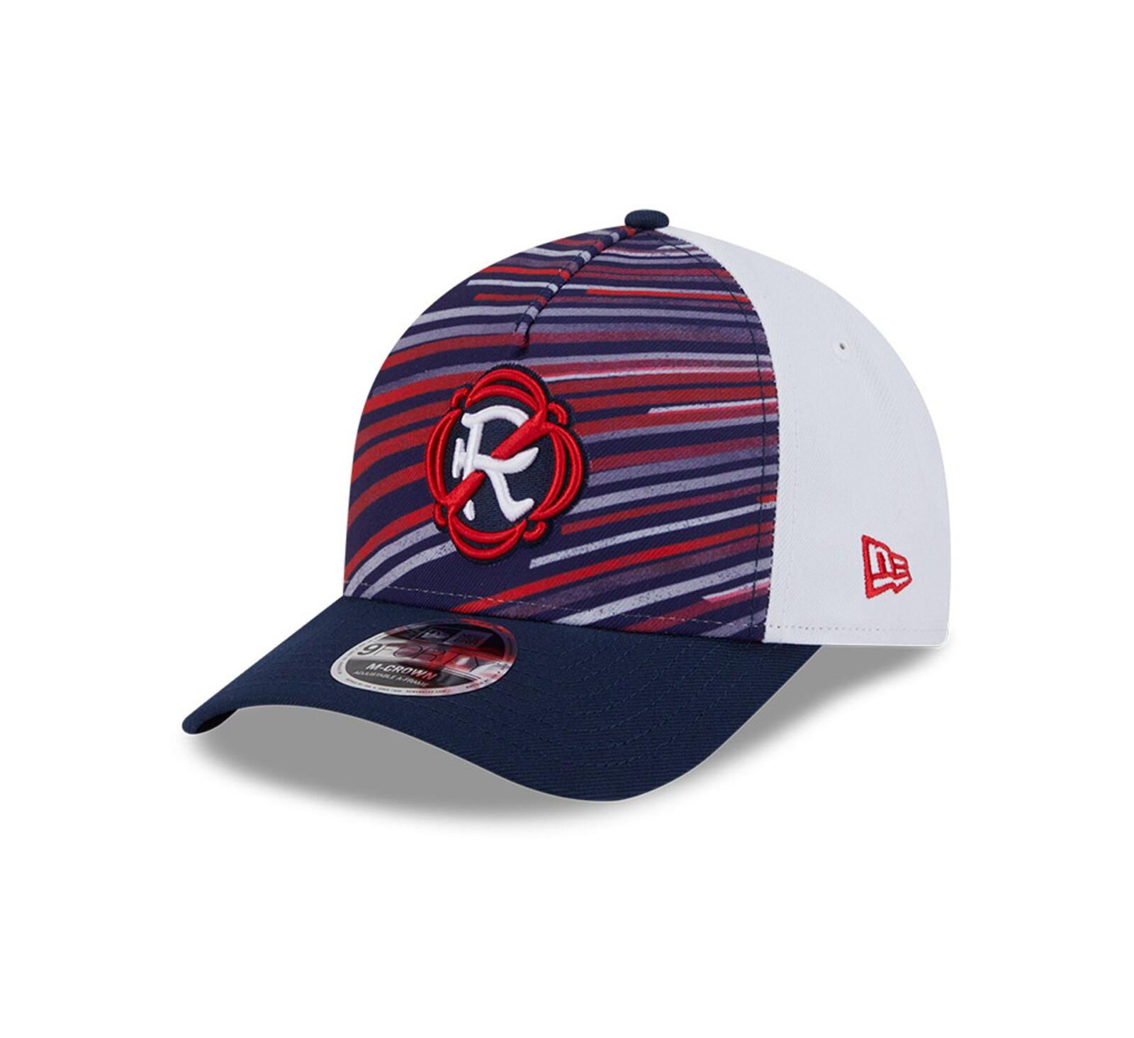 New Era Men's Navy/White New England Revolution 2025 Jersey Hook 9FORTY M-Crown Adjustable Hat