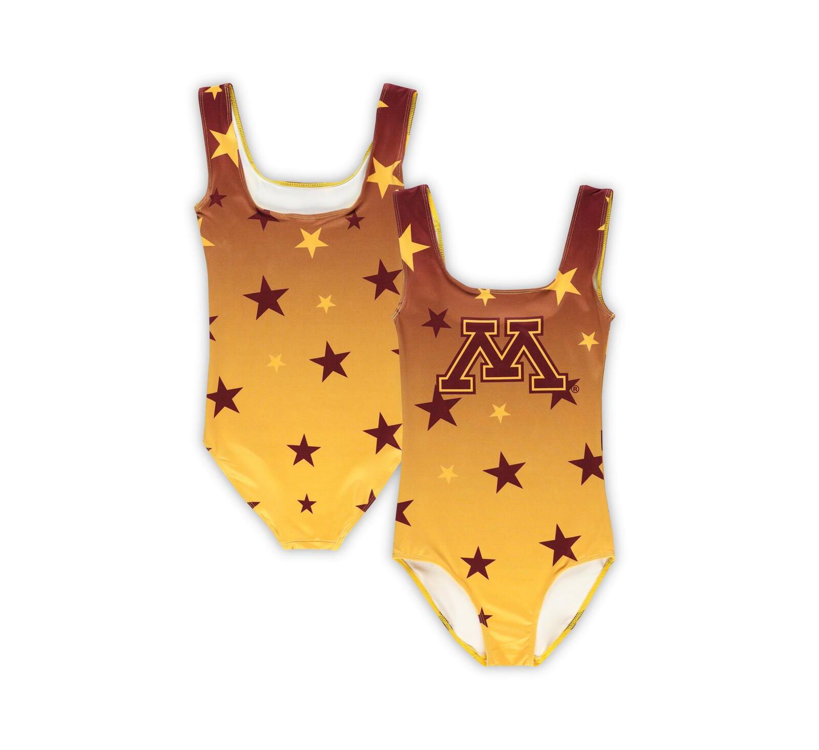 ZooZatz Детское танцевальное трико Minnesota Golden Gophers, золотой цвет
