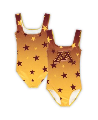 ZooZatz Детское танцевальное трико Minnesota Golden Gophers, золотой цвет