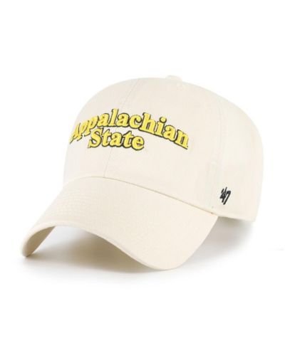 '47 Brand Мужская регулируемая кепка Appalachian State Mountaineers Clean Up, песочный цвет