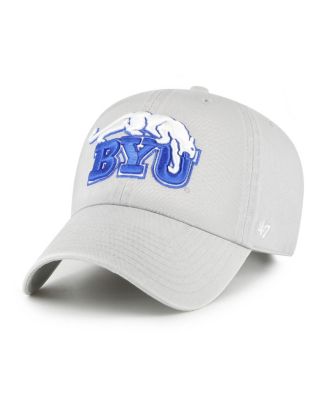 '47 Brand Мужская кепка BYU Cougars Vault Clean Up Adjustable Hat Gray