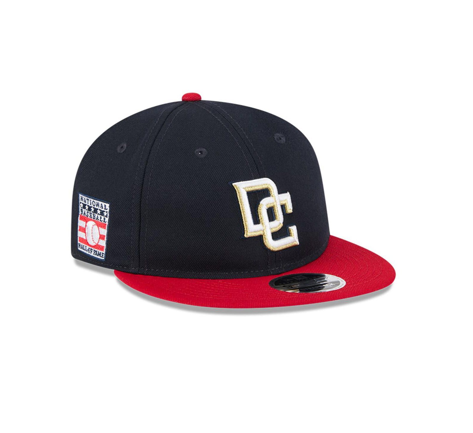 New Era Мужская бейсболка Washington Nationals 9FIFTY Adjustable, темно-синяя/красная