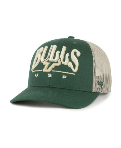 Мужская кепка trucker '47 Brand Green South Florida Bulls Arid регулируемая