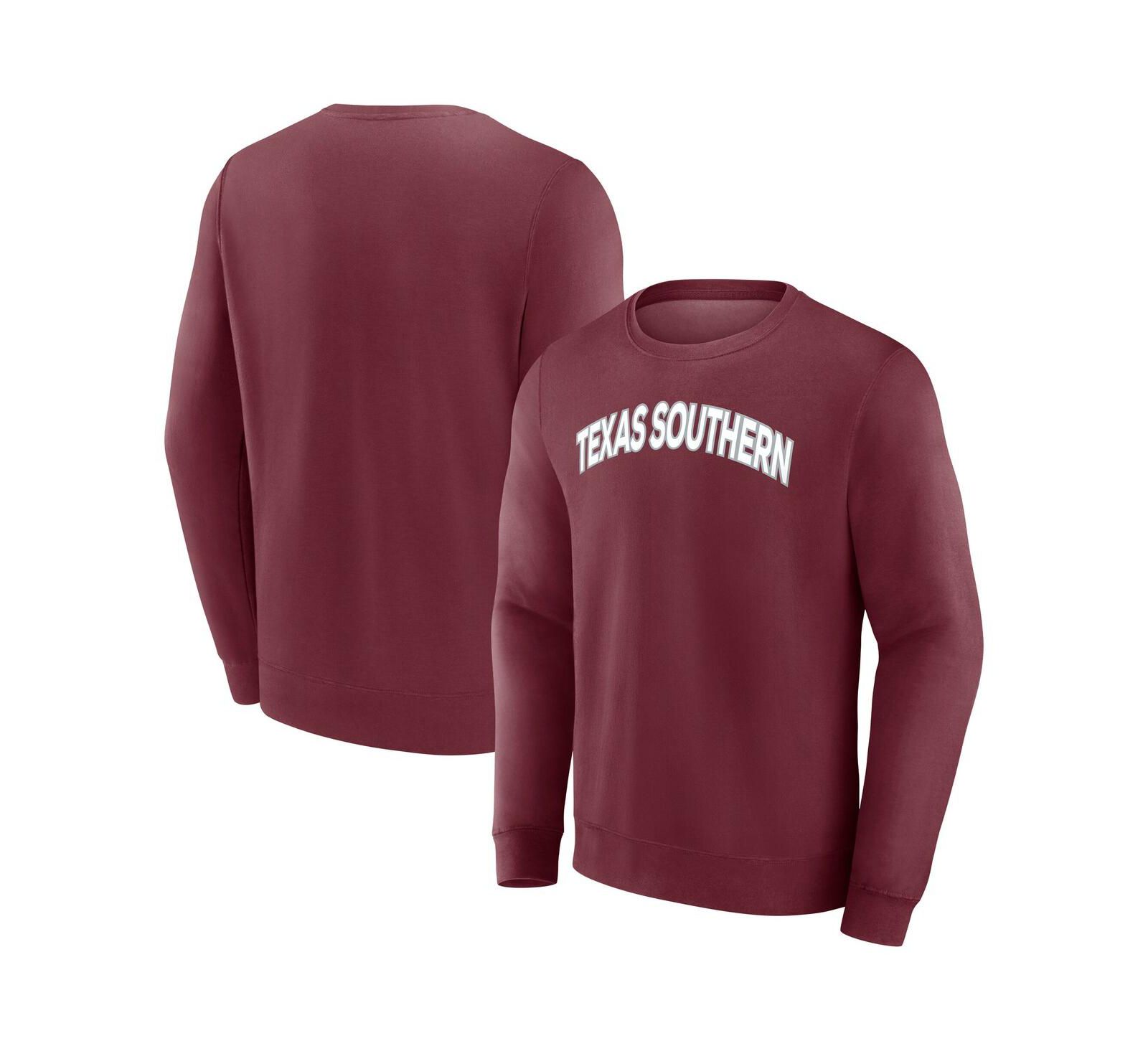 Fanatics Men's Maroon Texas Southern Tigers Short Name Pullover Sweatshirt