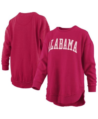 Pressbox Женское меланжевое пончо-свитшот с длинным рукавом Alabama Crimson Tide
