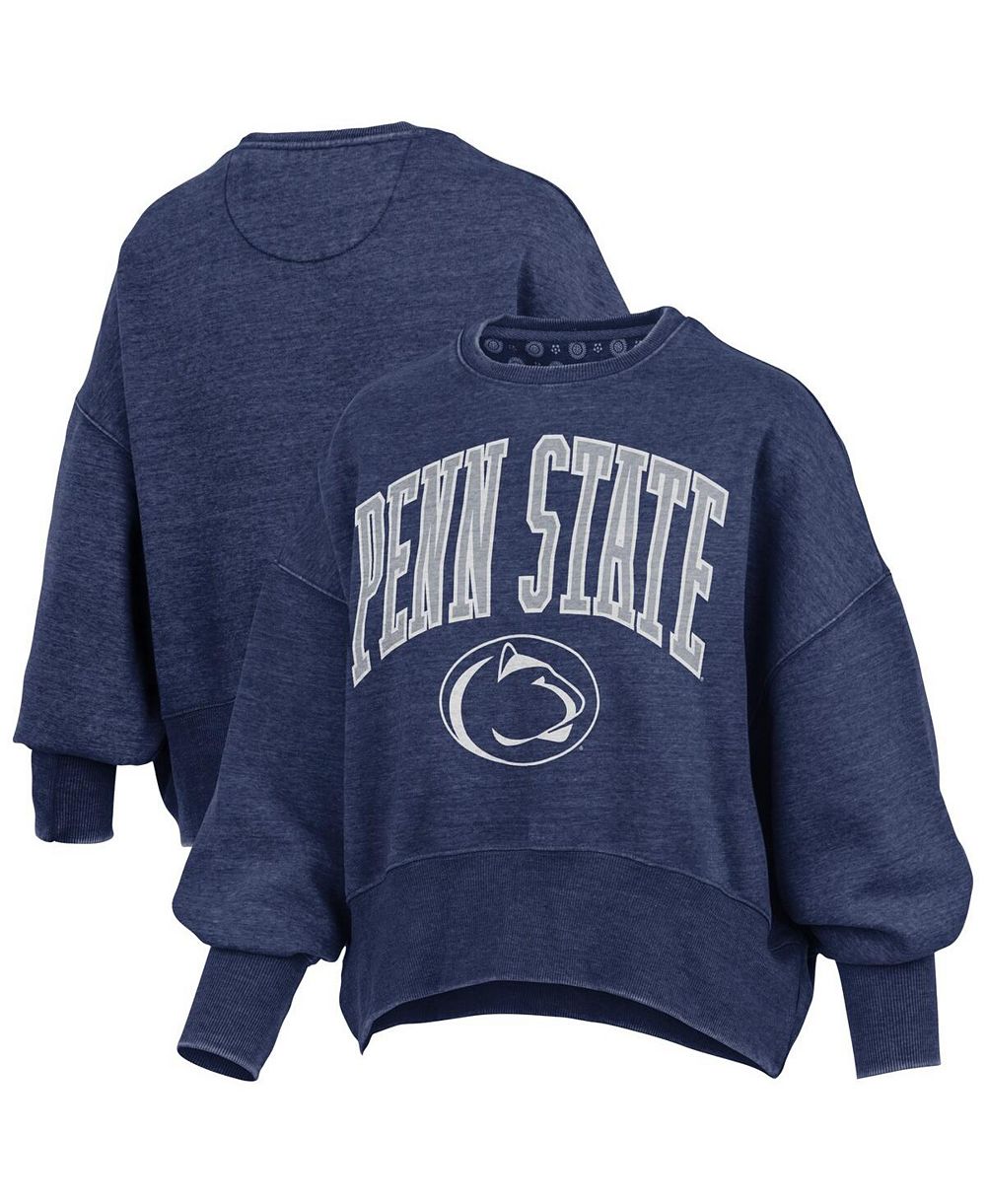 Женское оверсайз свитшот Pressbox Navy Penn State Nittany Lions