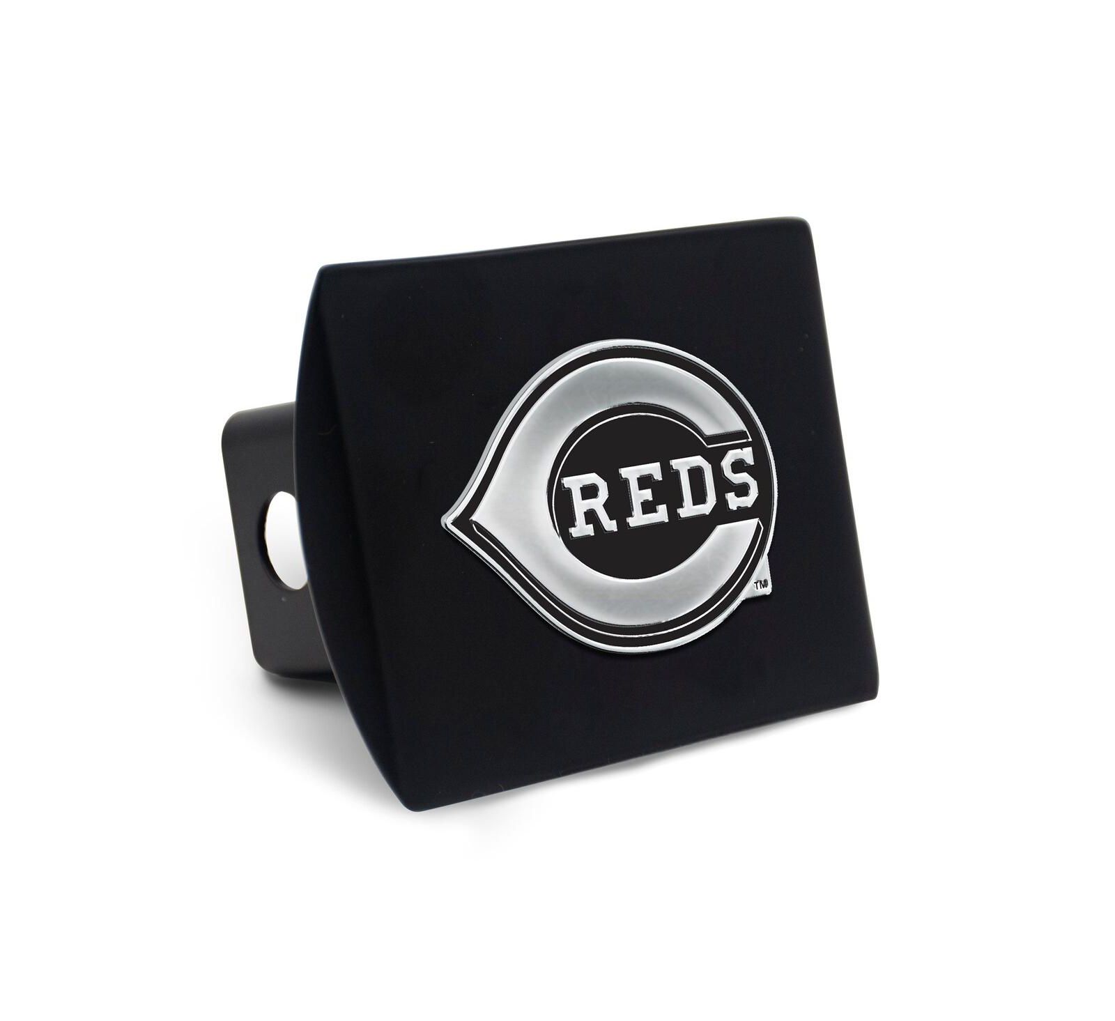 Wincraft Cincinnati Reds Premium Metal Chrome Logo Universal Hitch Cover