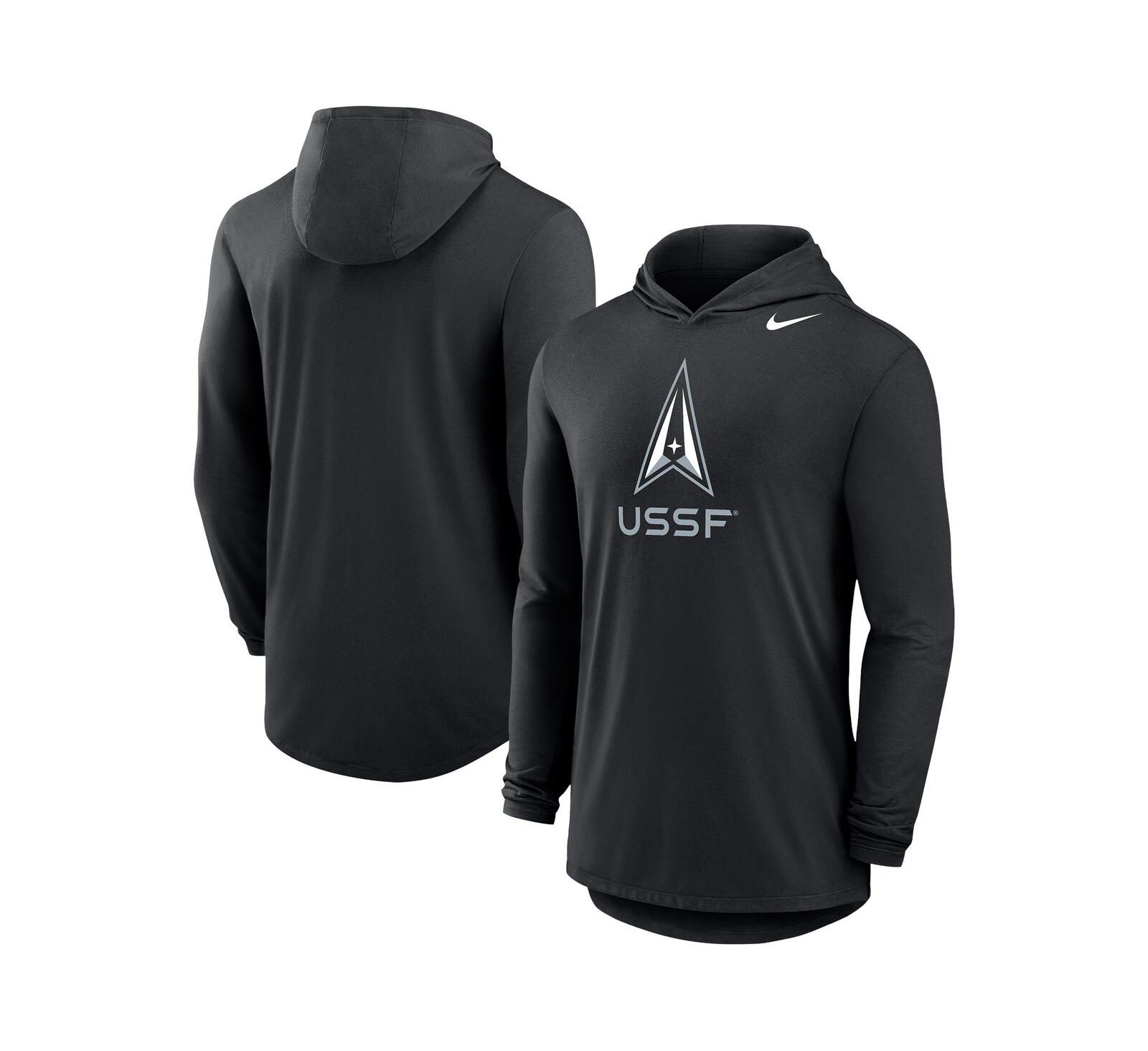 Мужское лонгслив-худи Nike Black Air Force Falcons Space Force Rivalry