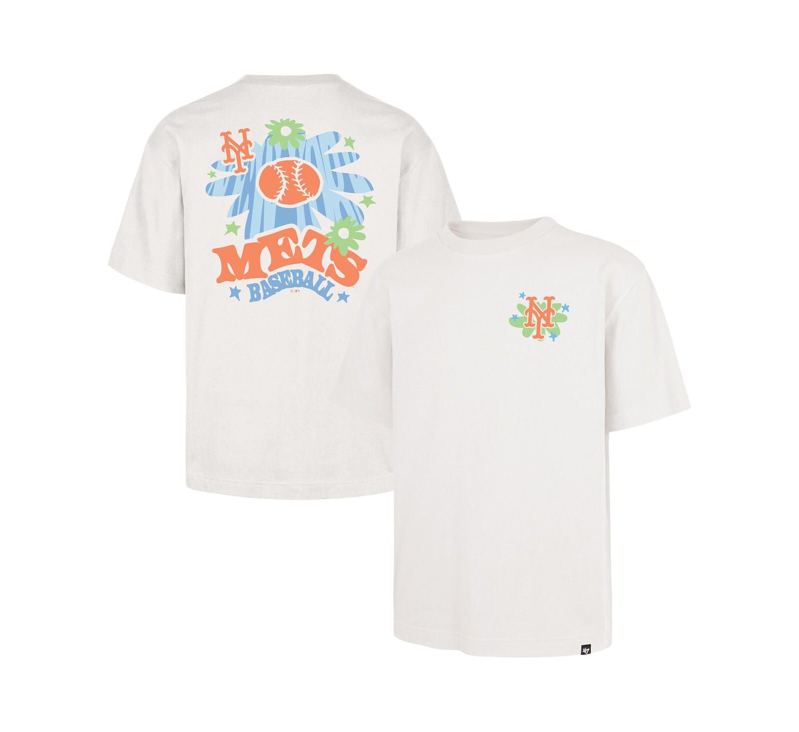 '47 Brand Мужская футболка New York Mets Flora Foundation, кремовая