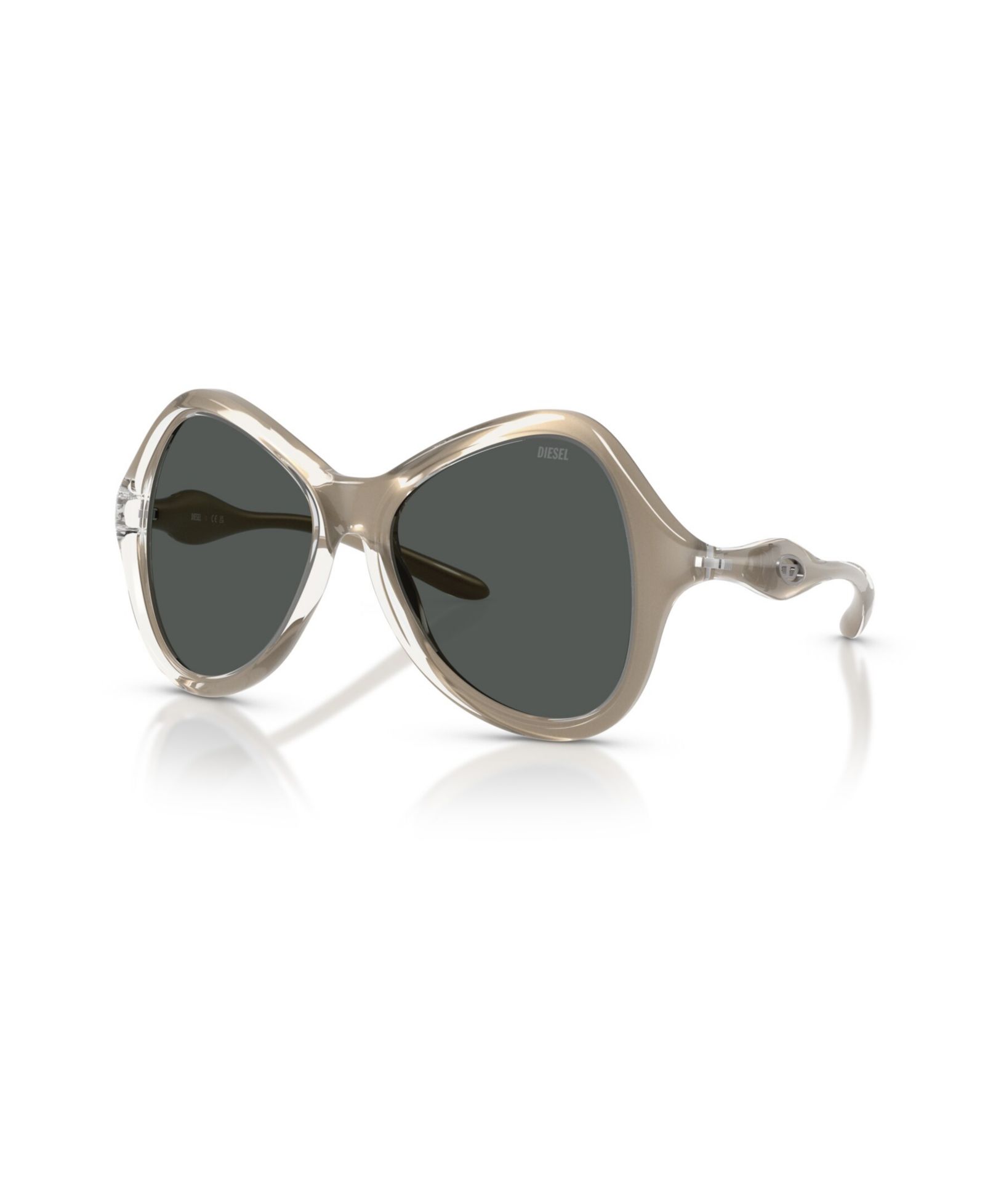Diesel Унисекс солнцезащитные очки Cat Eye, DL3010U