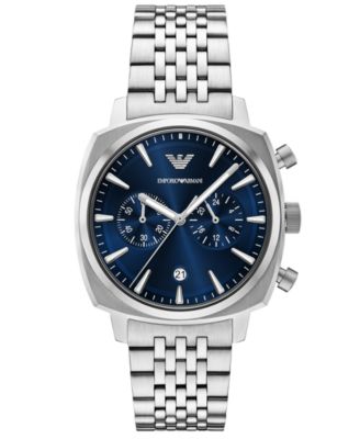 Мужские хронограф-часы Emporio Armani со стальным браслетом, 40mm