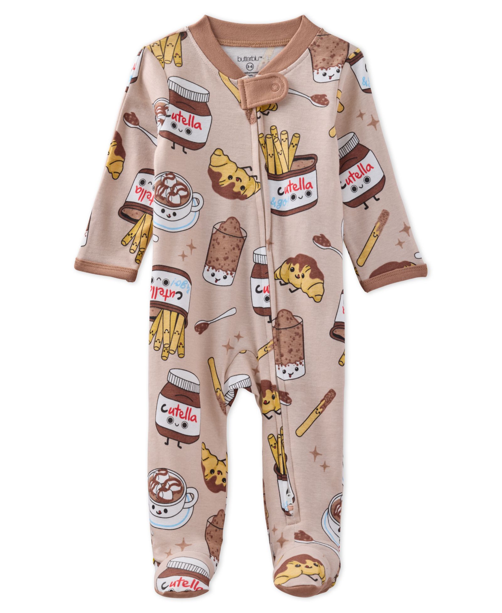 Детский комбинезон butterblu Baby Boys' Scout 2-Way Zip Footed Organic Cotton Sleep and Play