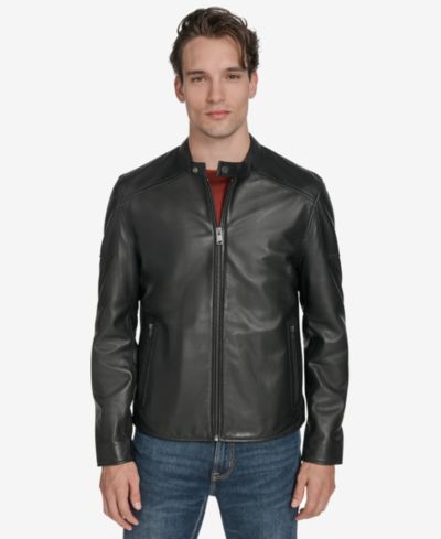 Мужская кожаная мотокуртка Marc New York Maitlin