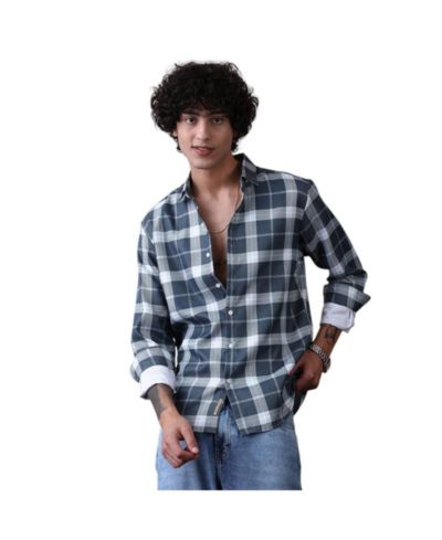 Мужская рубашка в клетку Campus Sutra Tartan Plaid
