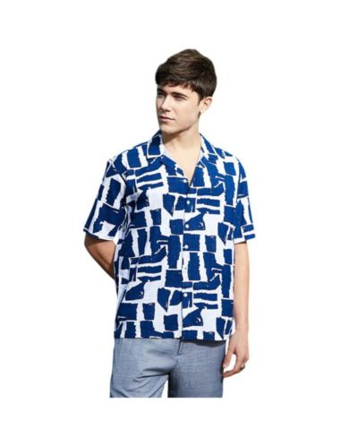 Рубашка Campus Sutra Men's Imprint Oversized