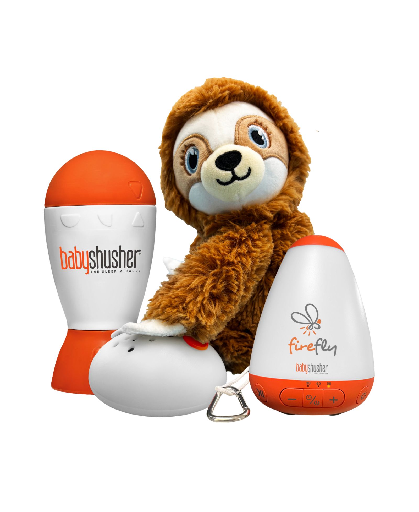 Игрушка Baby Shusher Trilogy Shusher, Firefly & Shusher Sloth