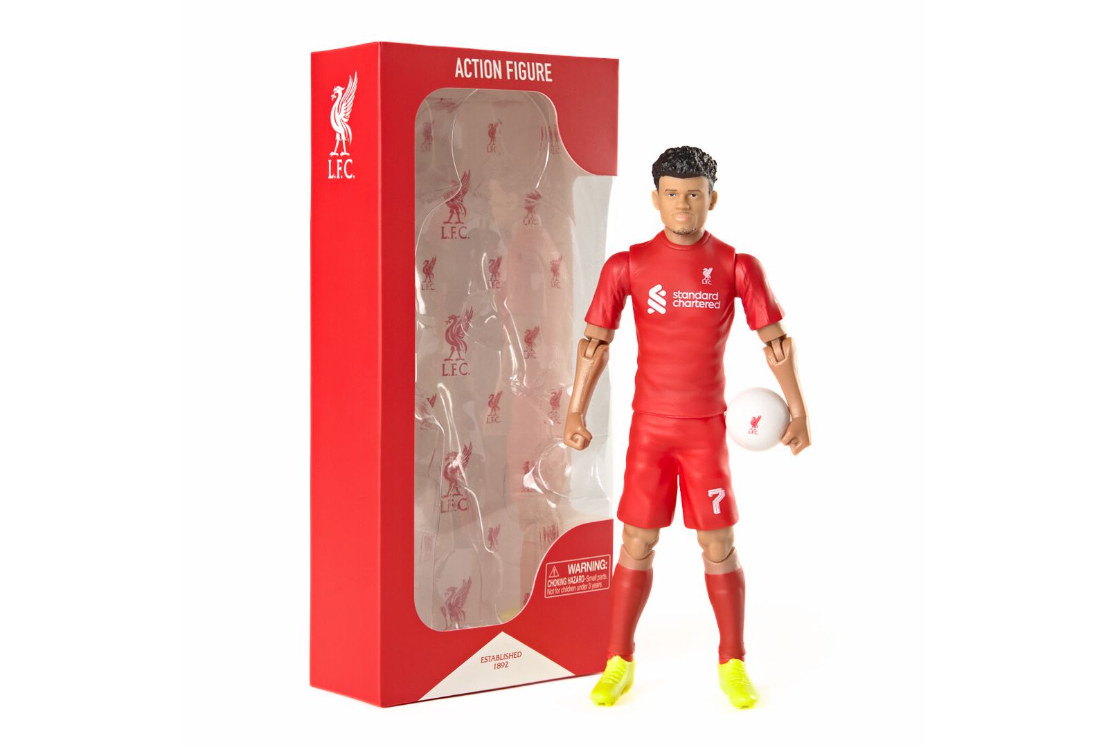 Banbo Toys коллекционная фигурка футболиста Luis Diaz Liverpool SOCKERS 8"