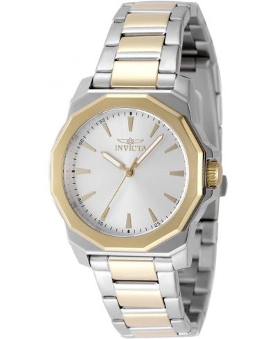 Invicta Women's 49088 Speedway Quartz 3 Hand Silver Dial Watch