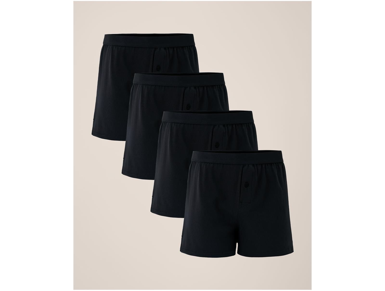 Pact Men's Organic Cotton Everyday Knit Boxer 4-Pack