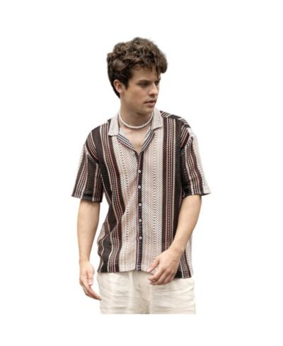 Рубашка Campus Sutra Multitrack Knit Oversized