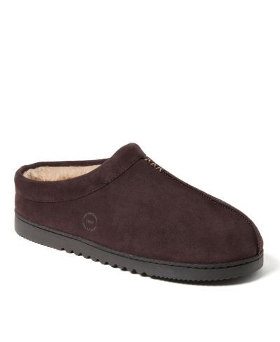 Мужские тапочки-клоги Dearfoams Dean из натуральной замши