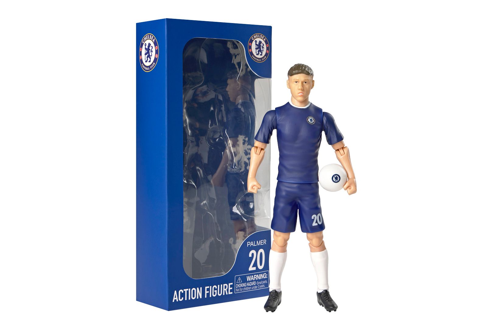 Banbo Toys SOCKERS Chelsea Cole Palmer 8" Collectible Soccer Action Figure